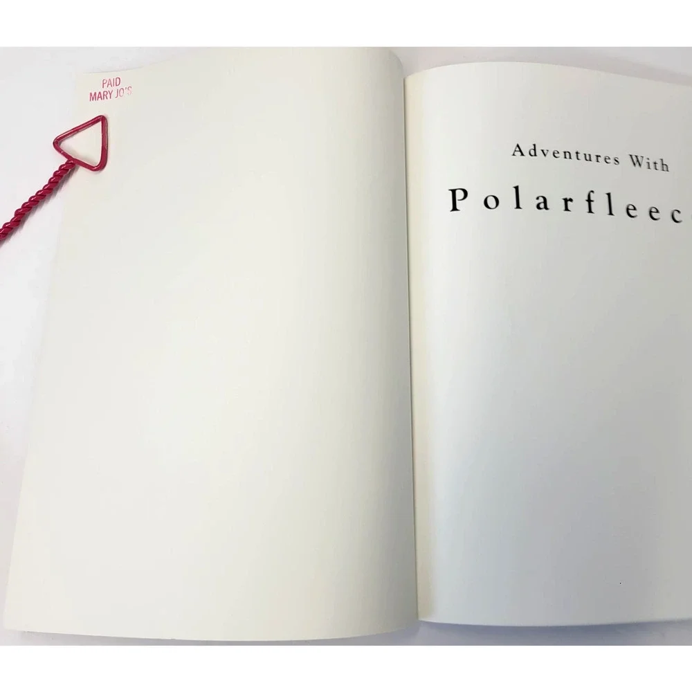 Adventures With Polarfleece Nancy Cornwell Krause Red Large Trade PB Sewing Book